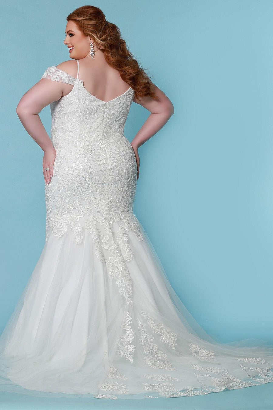 Wedding Dresses Long Mermaid Wedding Dress Ivory