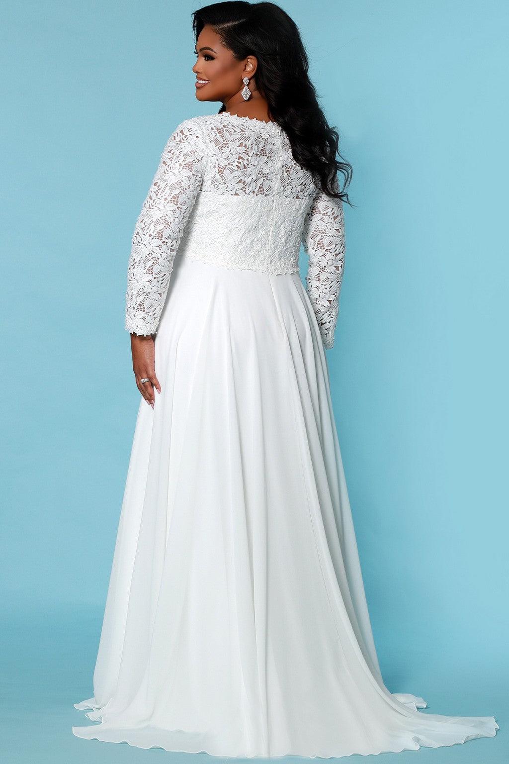 Wedding Dresses Long Sleeve Lace Wedding Gown Ivory