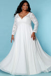 Wedding Dresses Long Sleeve Lace Wedding Gown Ivory