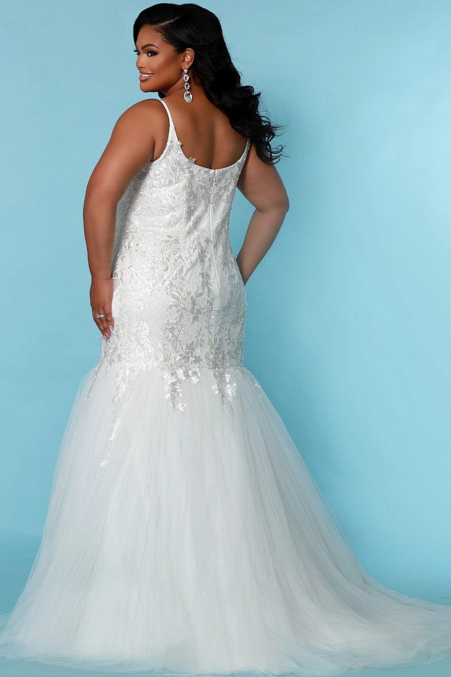 Wedding Dresses Long Mermaid Wedding Dress Ivory