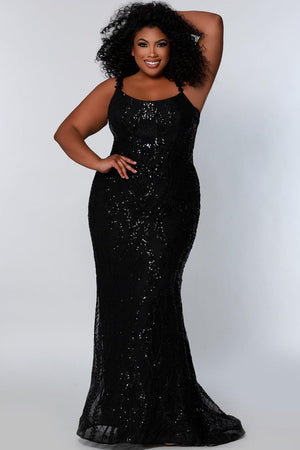 Plus size sale fitted prom dresses