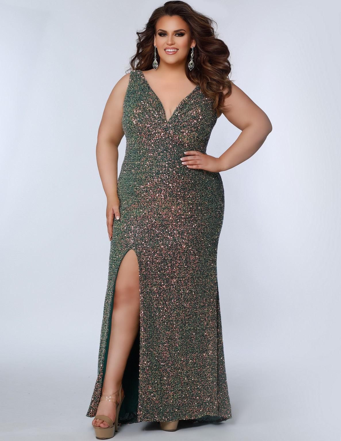 Plus Size Dresses Plus Size Long Formal Prom Dress Green Surge