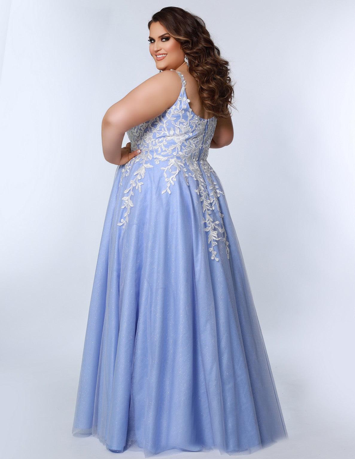 Plus Size Dresses Plus Size Long Formal Prom Dress Periwinkle