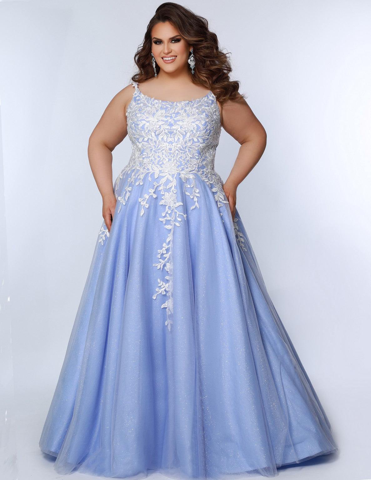 Periwinkle Ball Gown Prom Dresses