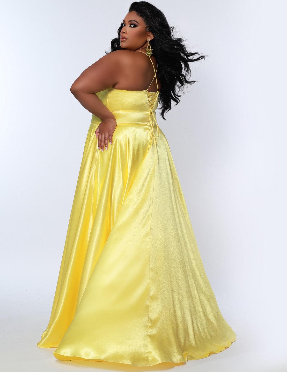 Plus Size Dresses Long Formal Plus Size Prom Dress  Lemon