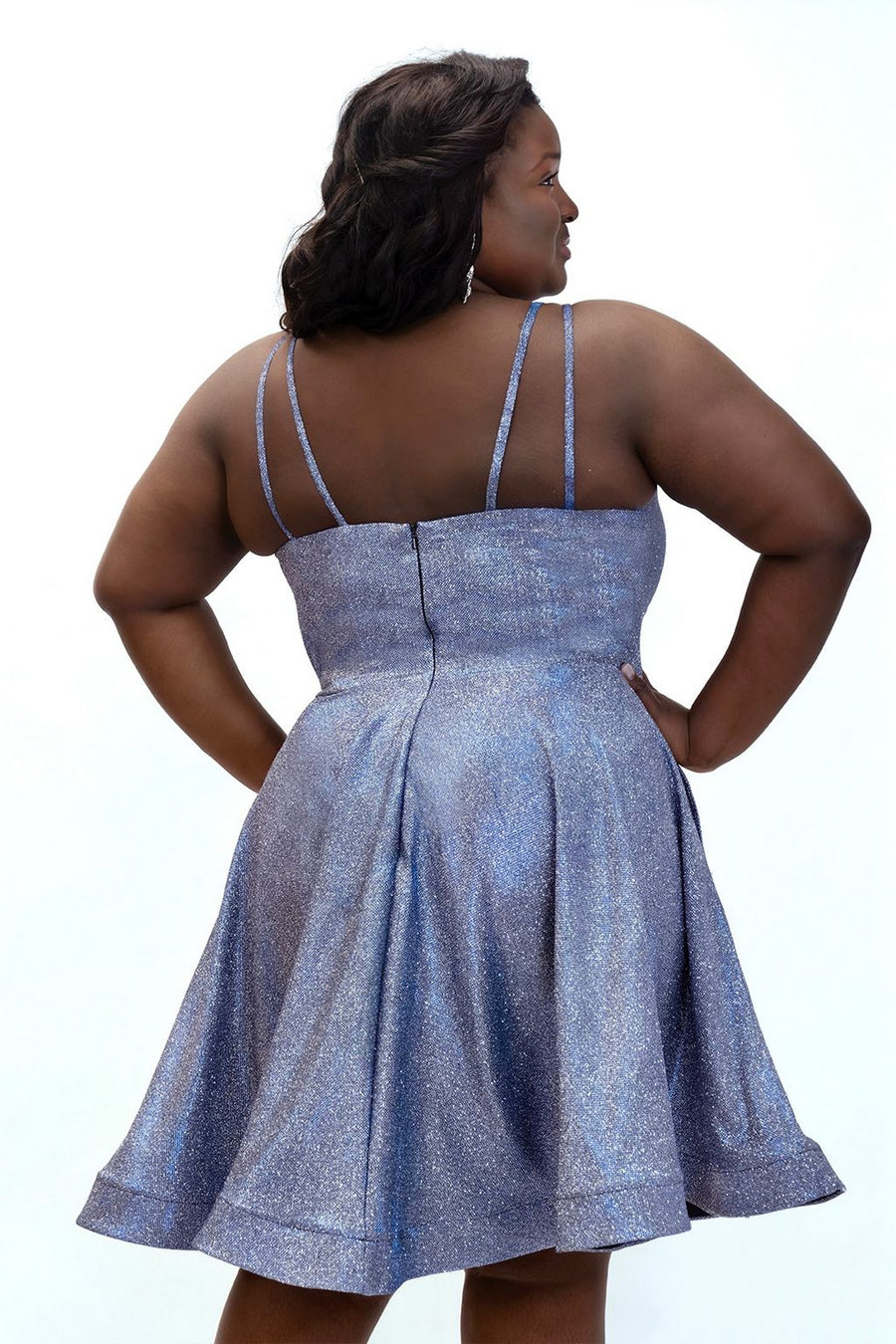 Plus Size Dresses Plus Size Short Homecoming Dress Royal