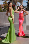 Prom Dresses Fitted Long Prom Dress Neon Green