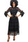 Formal Dresses 3/4 Sleeve Lace Midi Dress Black