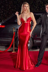 Prom Dresses Fitted Long Evening Gown Red