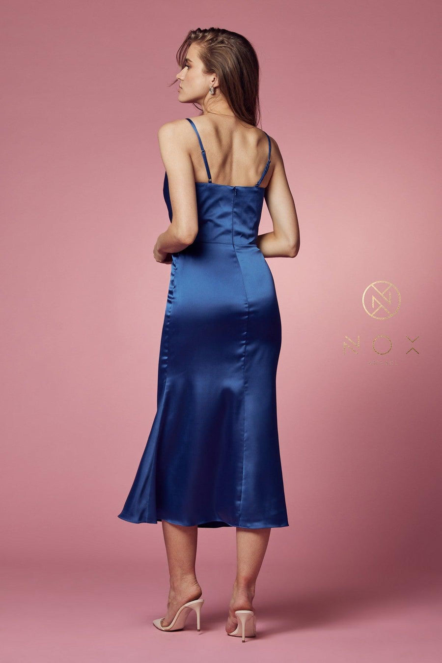 A-Line Long Prom Dress Ultra Navy