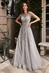 A-Line Long Prom Dress - The Dress Outlet