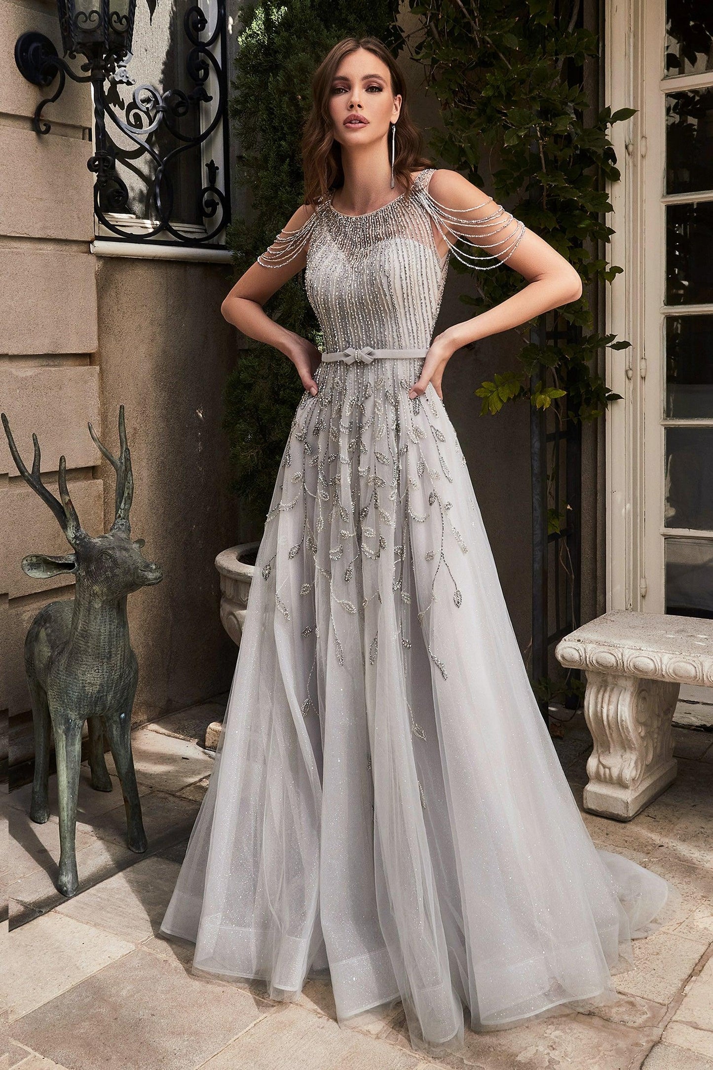 A-Line Long Prom Dress - The Dress Outlet