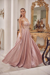 A-Line Sexy Long Prom Dress - The Dress Outlet