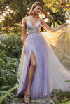 Andrea & Leo A1119 Spaghetti Strap Prom Dress Lavender 1