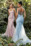 Andrea & Leo A1131 Mermaid Lace Prom Dress Mauve_Blue