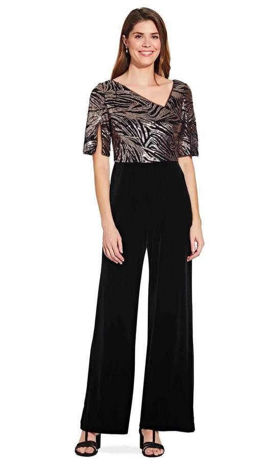 Adrianna Papell  Formal Sequins Jumpsuit AP1E206295 - The Dress Outlet