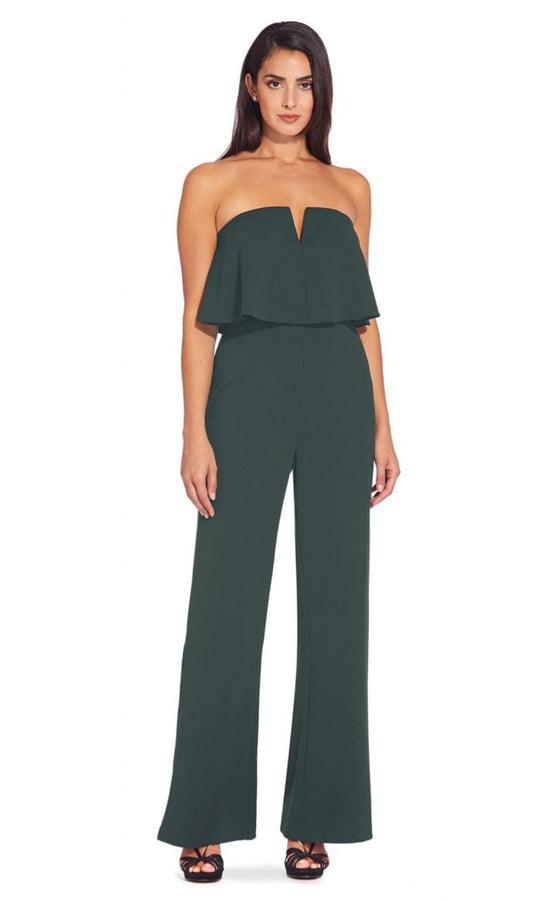 Adrianna Papell Formal Strapless Jumpsuit AP1E206916 - The Dress Outlet