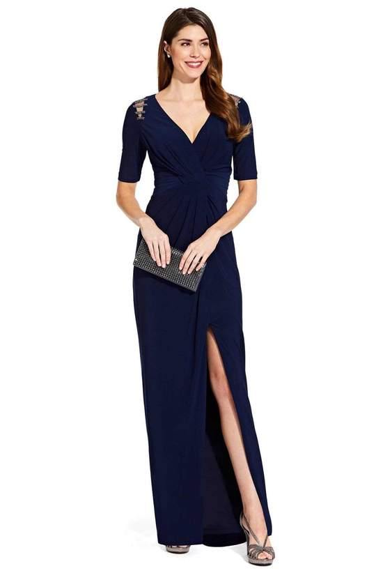 Adrianna Papell Long Formal Dress AP1E205409 - The Dress Outlet