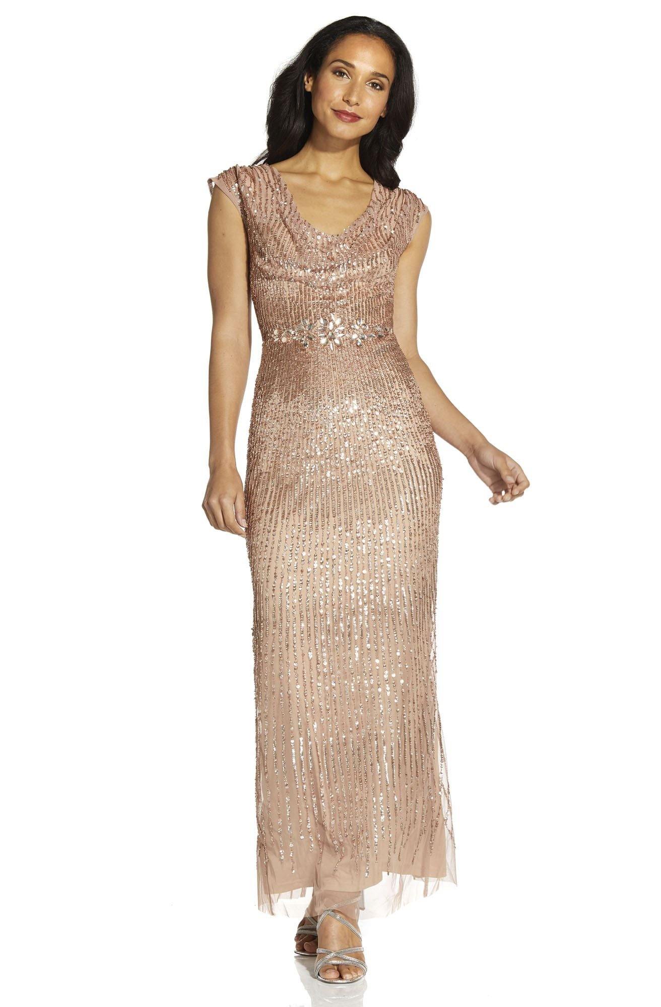 Adrianna Papell Long Formal Dress AP1E207780 - The Dress Outlet