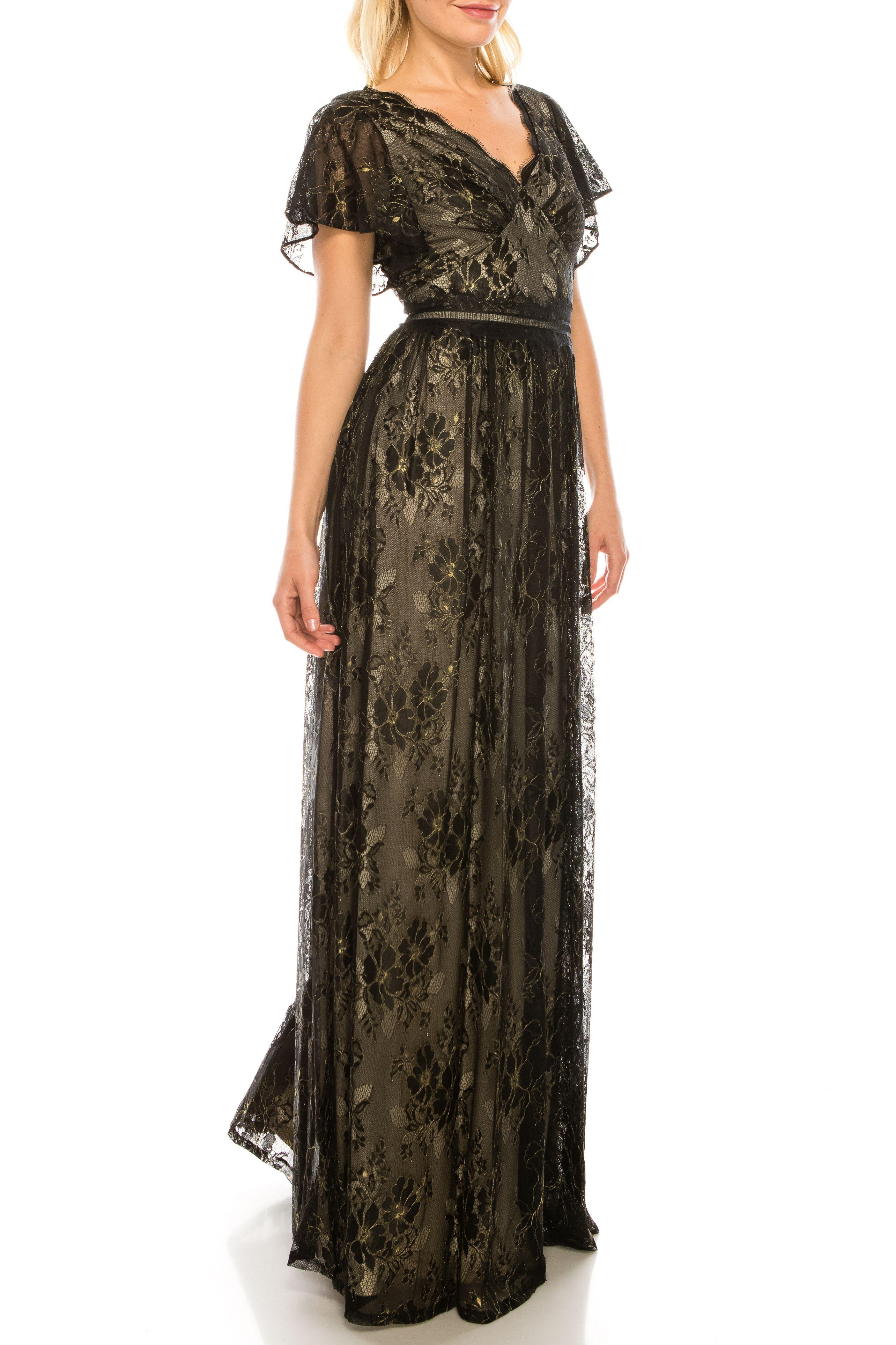 Adrianna Papell AP1E205747 Long Formal Lace Dress