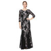 Alex Evenings Long Formal Dress 8196707 - The Dress Outlet