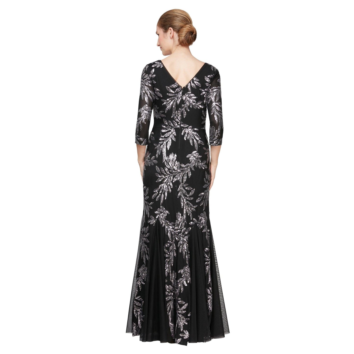 Alex Evenings Long Formal Dress 8196707 - The Dress Outlet