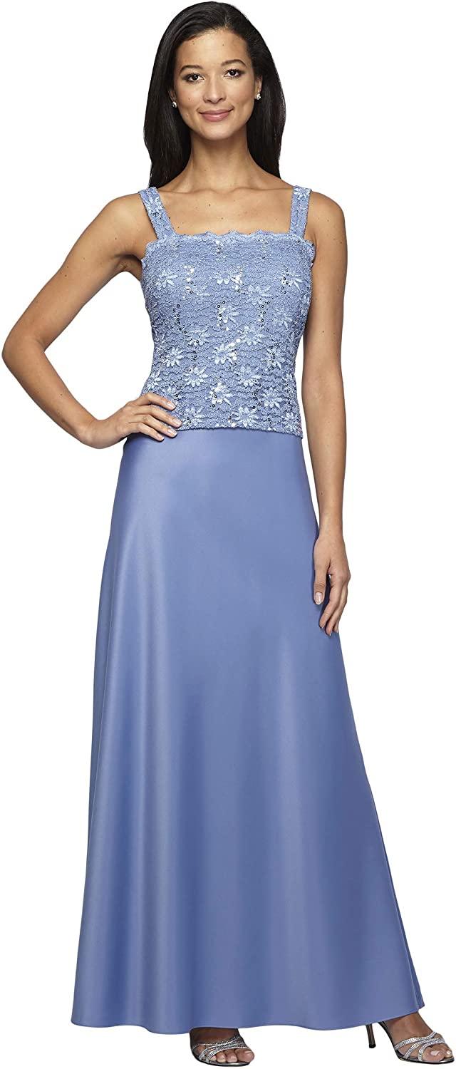 Alex Evenings Long Mother of the Bride Dress 2121198 - The Dress Outlet