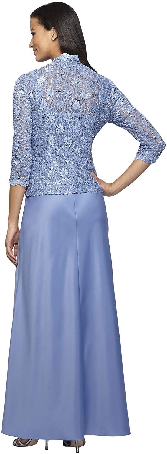 Alex Evenings Long Mother of the Bride Dress 2121198 - The Dress Outlet