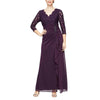 Alex Evenings Long Mother of the Bride Dress 81122469 - The Dress Outlet