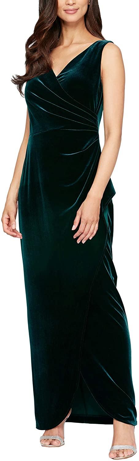 Alex Evenings Long Sleeveless Formal Dress 81918572 - The Dress Outlet