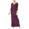 Formal Dresses Sequin Long Formal Dress Plum