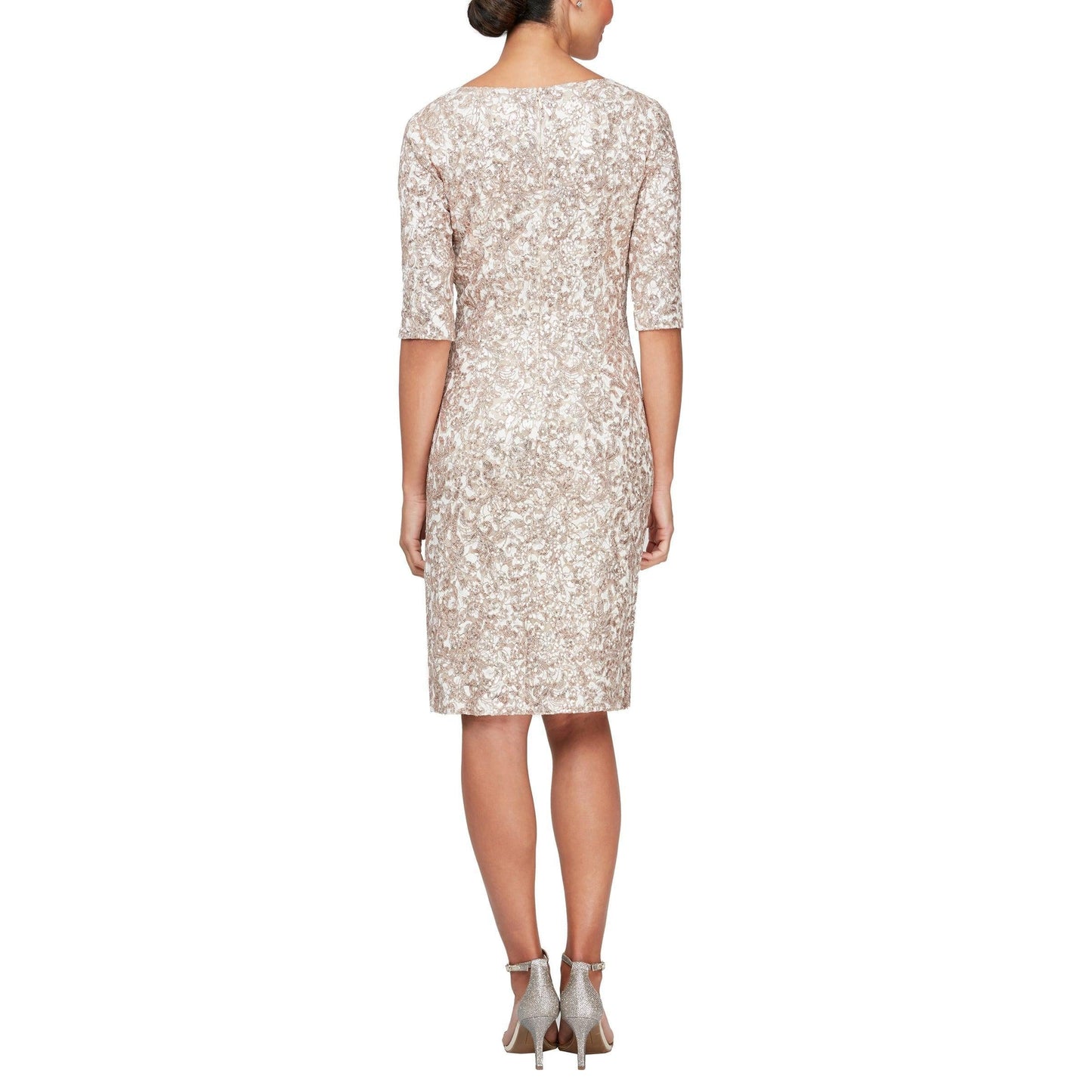 Alex Evenings Short Cocktail Sequins Dress 81122429 Sale - The Dress Outlet