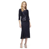 Alex Evenings Short Sequin Jacket Dress 196267 - The Dress Outlet