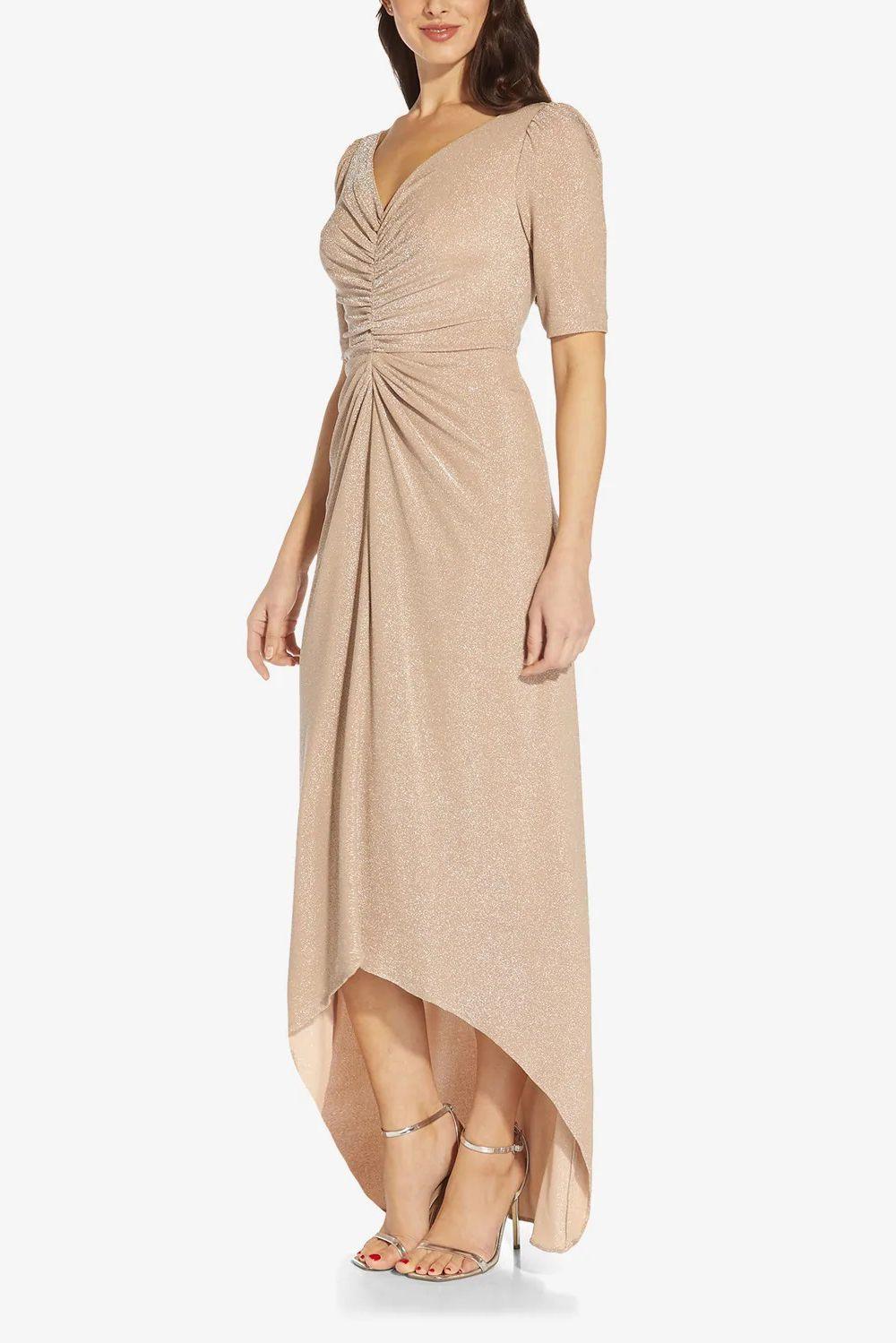 Adrianna Papell Champagne Dress