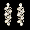 Bridal Rhinestone Chandelier Teardrop Earrings - The Dress Outlet