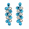 Bridal Rhinestone Chandelier Teardrop Earrings - The Dress Outlet