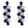 Bridal Rhinestone Chandelier Teardrop Earrings - The Dress Outlet