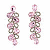 Bridal Rhinestone Chandelier Teardrop Earrings - The Dress Outlet