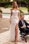 Wedding Dresses Long Off Shoulder Wedding Dress Off White