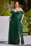 Prom Dresses Plus Size Long Formal Dress Emerald