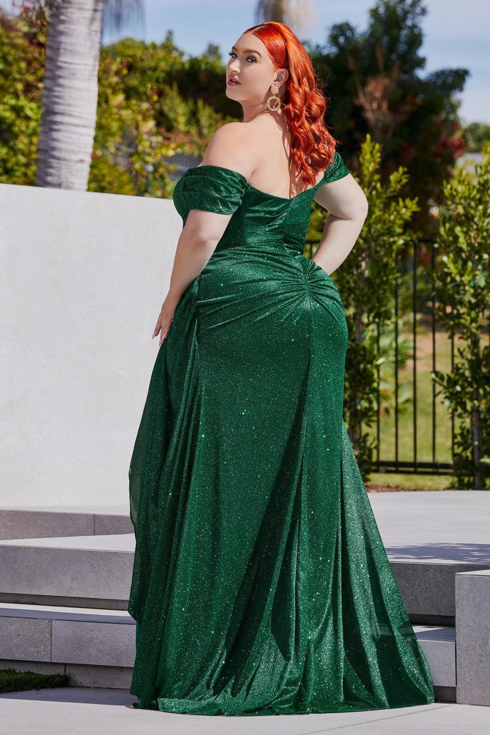 Prom Dresses Plus Size Long Formal Dress Emerald