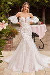 Wedding Dresses Long Strapless Mermaid Wedding Dress 