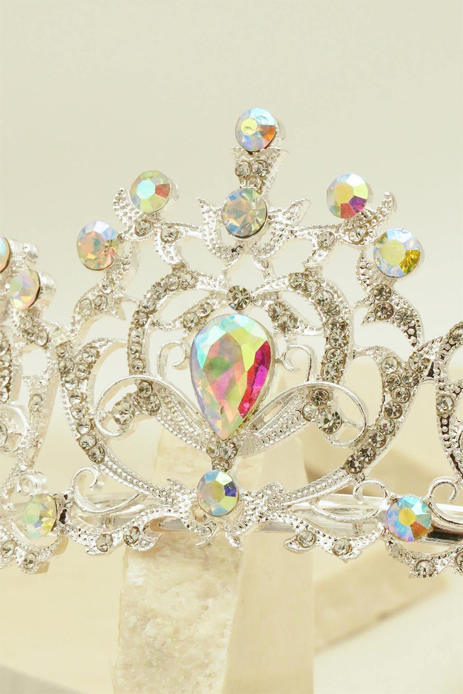 Classic Royal High Garden Inspired Wedding Tiara - The Dress Outlet