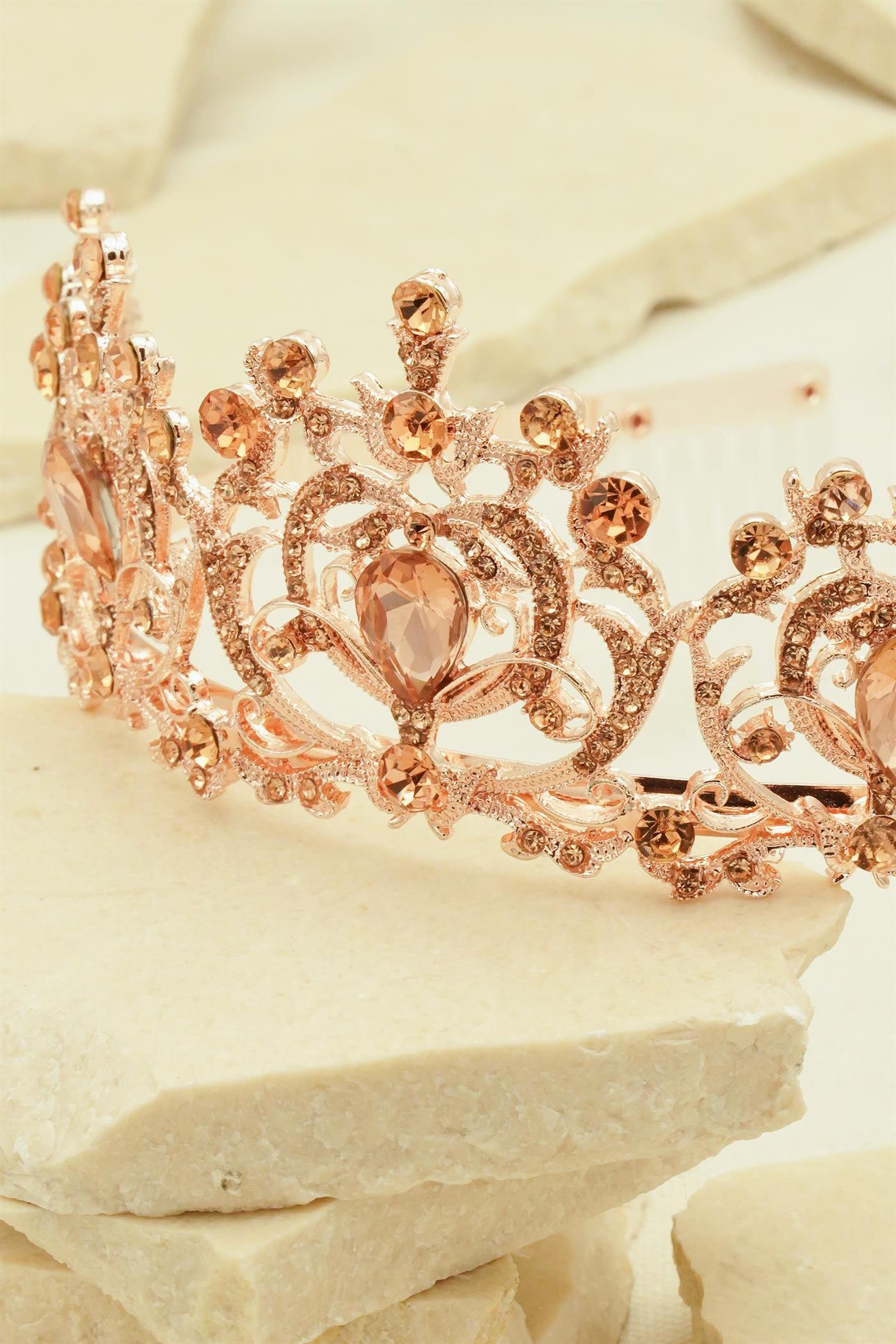 Classic Royal High Garden Inspired Wedding Tiara - The Dress Outlet