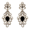 Clear Diamante Teardrop Rhinestone Earrings - The Dress Outlet