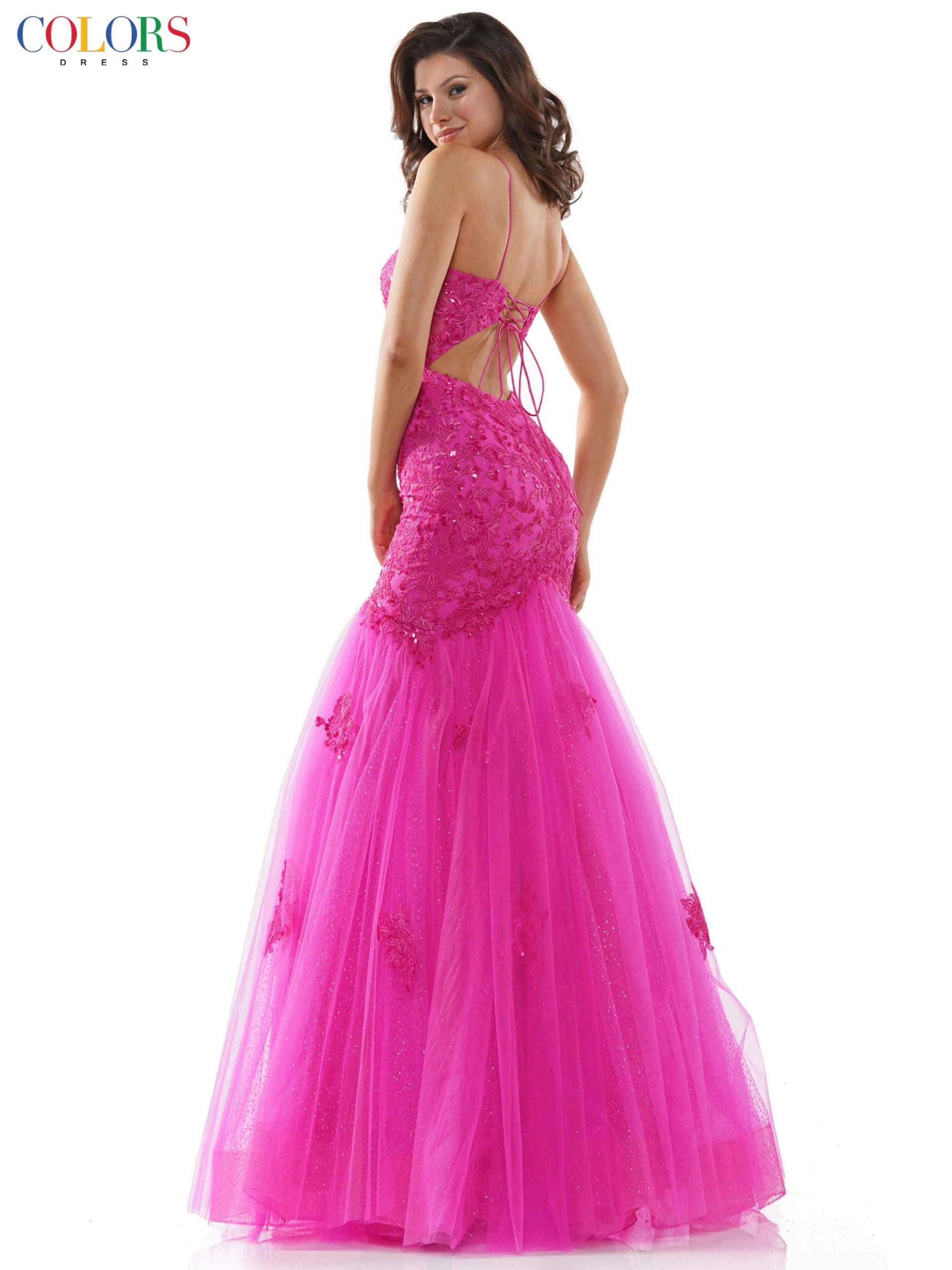 Colors Long Formal Mermaid Prom Dress 2490 - The Dress Outlet