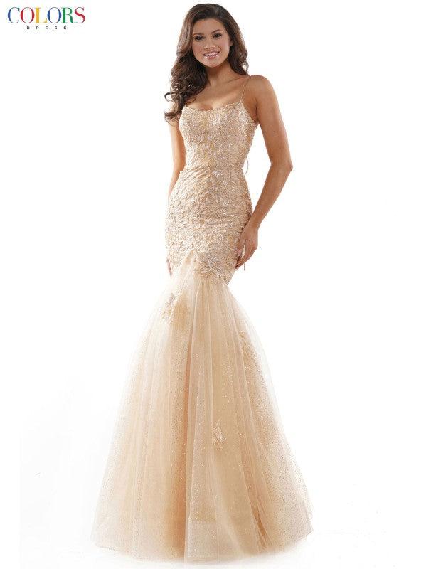 Colors Long Formal Mermaid Prom Dress 2490 - The Dress Outlet