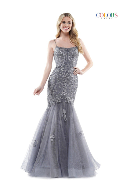 Colors Long Formal Mermaid Prom Dress 2490 - The Dress Outlet