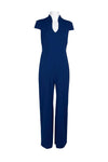 Connected Apparel Formal Short Sleeve Jumpsuit - The Dress Outlet