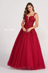 Prom Dresses Long Formal Glitter Prom Ball Gown Wine